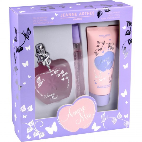 แท้/ป้ายไทย เช็ตน้ำหอม Jeanne Arthes Amore Mio Set (Natural Spray + Body Lotion)