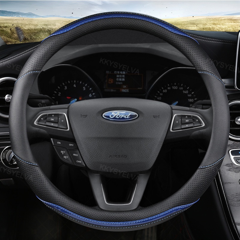 Ar พวงมาลัย 37 38 ซม.15" สําหรับ Ford Grand C-Max Fiesta Figo Fusion Mondeo Focus GT Ka Mustang Taur