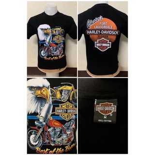 เสื้อยืดฮาเลย์ Harley-Davidson เสื้อยืดผู้ชาย เสื้อวินเทจ ป้ายฮาเลย์ ผ้าCotton 💯