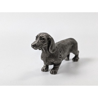 ตุ๊กตาโลหะ pewter dachshund 7883 Royal Selangor Pewter