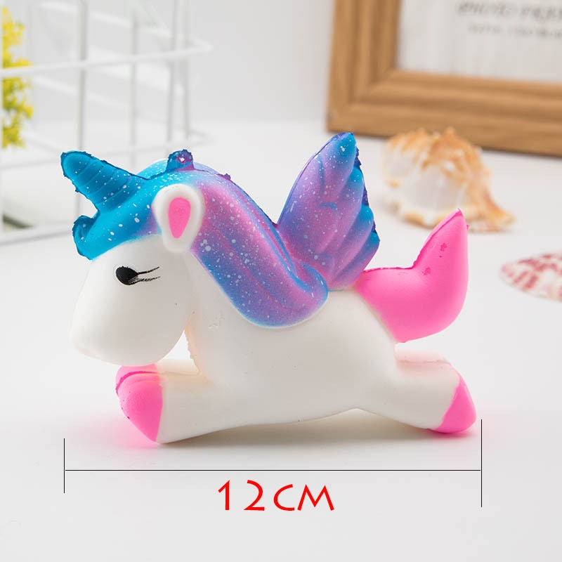 ของเล่นบีบสกุชชี่ ตุ๊กตาหมียูนิคอร์น น่ารัก Pu คลายเครียด สําหรับเด็ก - รูปที่ 7