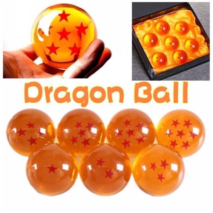 ชุดของเล่น JP Anime DragonBall Z Stars Crystal 335 มม. 7 ชิ้นพร้อมกล่องของขวัญ