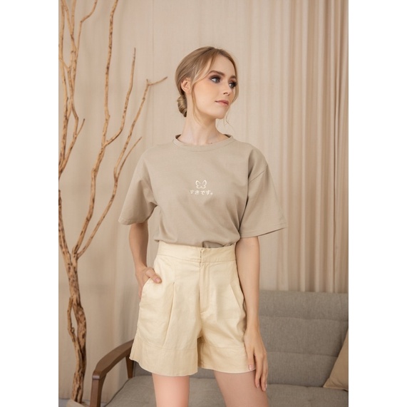 เสื้อยืด แบรนด์ 33online รุ่น sayloveผ้านำเข้าจากญี่ปุ่นใส่น่ารักมาก