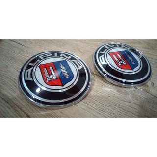 โลโก้ BMW / Alpina / เช็ต2ชิ้น / ด้านหน้าและด้านหลัง 82mm + 82mm {Kerry Express / COD}
