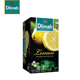 Dilmah Lemon flavoured tea 20 teabags 40g ดิลม่า ชามะนาว (Lemon Tea) ชาศรีลังกาอันโด่งดัง