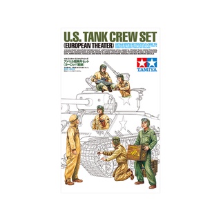 โมเดลประกอบ Tamiya 1/35 TA35347 U.S.TANK CREW SET(EUROPEAN THEATER)