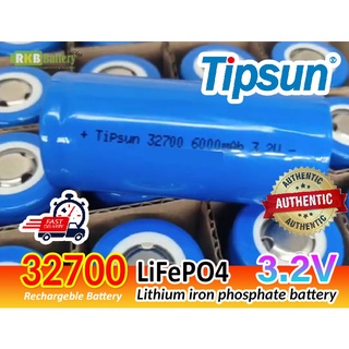 [พร้อมส่ง] 32700 TIPsun LiFePO4 5500-6000mAh 32650 แบตเตอรี่ลิเธียมฟอสเฟต แบตใหม่มือหนึ่ง 3.2V 5.5Ah 6Ah