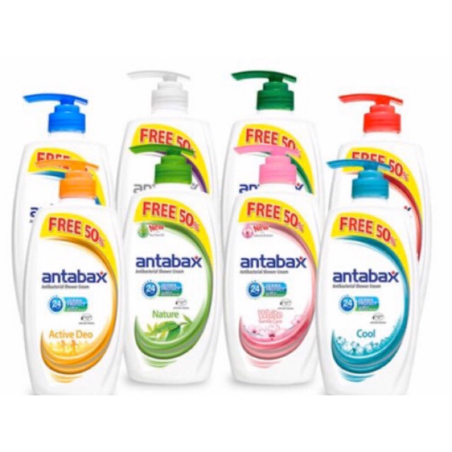 Antabax antibacterial shower cream สบู่เหลวฆ่าเชื้อโรค 975ml