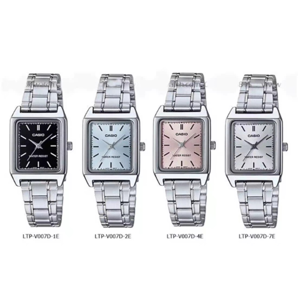 นาฬิกาCASIO LTP-V007D Series-ของแท้100% รุ่น LTP-V007-1B/ LTP-V007-1E/ LTP-V007D-2E/ LTP-V007D-4E/ L