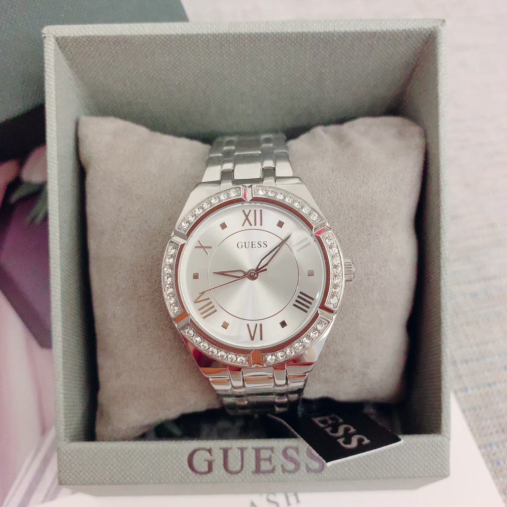 GUESS Guess Watch นาฬิกาข้อมือผู้หญิง COSMO รุ่น GW0033L1 สีเงิน