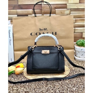 COACH MINI LANE TOP HANDLE BAG