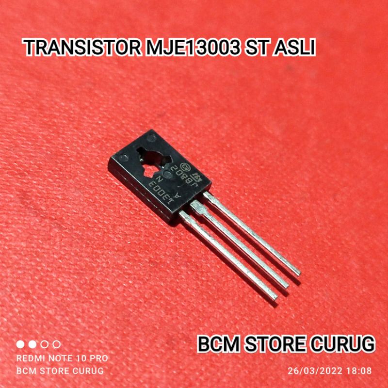 ทรานซิสเตอร์ MJE13003 MJE 13003 ST ต้นฉบับ