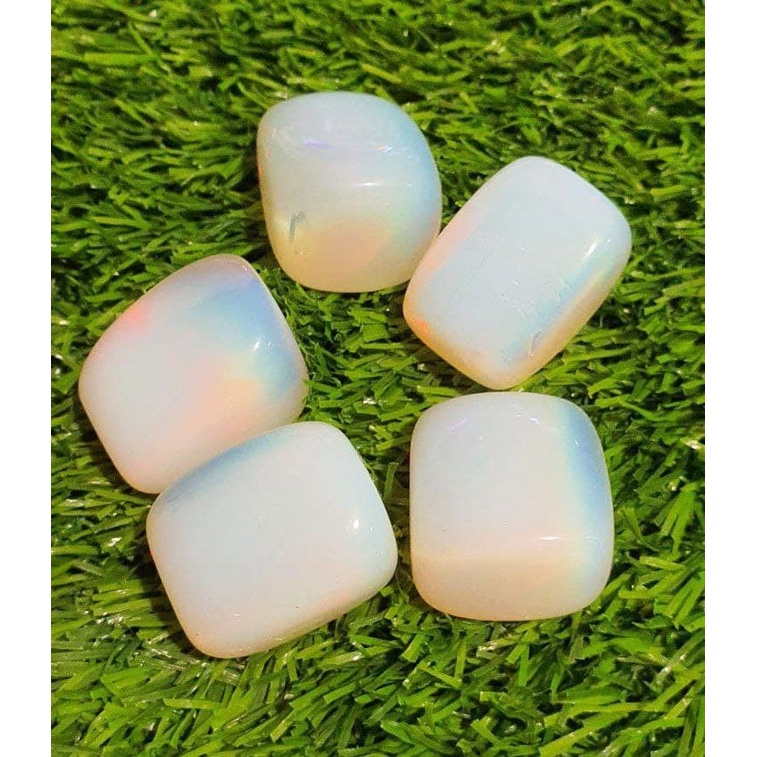 SG INSTOCKท้องถิ่น Big Opalite Tumbles Crystal