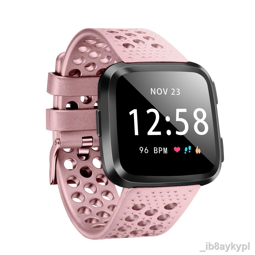 TopTen Cinturino In Acciaio Inox Per Fitbit Versa / Versa 2 / Versa Lite - Regolabile Da 14 A 22 Cm - Chiusura Pieghevole - Vari Colori