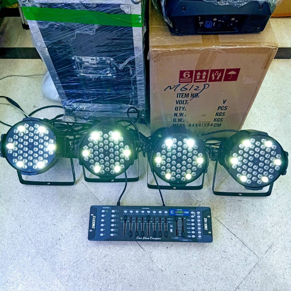 ไฟ LED ไฟพาร์ LED 54x3W PAR 54 LED 3w RGBW ไฟพาร์ LED disco lights LED ไฟเวที ไฟดิสโก้เธค ราคา ถูกที่สุด ดีลบีเคเค แกลเลอรีภาพที่ 4