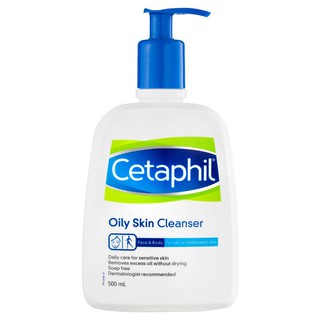 Cetaphil Gentle Skin Cleanser Face &amp; Body เซตาฟิล เจนเทิล สกิน คลีนเซอร์ ผลิตภัณฑ์ทำความผิวหน้าและผิวกาย 500ml.