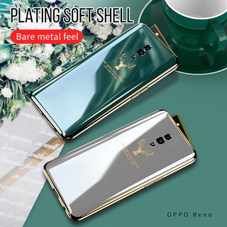 เคสโทรศัพท์มือถือแบบนิ่ม ลายกวาง หรูหรา สําหรับ Oppo Reno 2 2Z 2F 10X Zoom 3 Reno 2