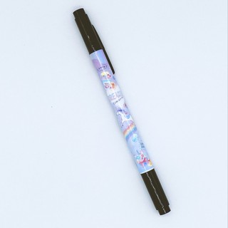 ปากกาเมจิกหมึกดำ 2 หัว ลายยูนิคอร์น  Unicorn magic pen, black ink