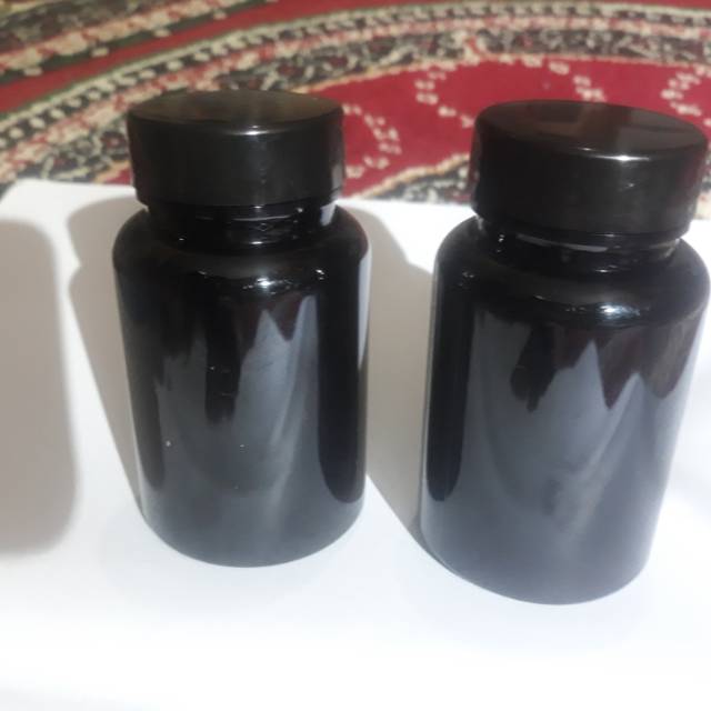 ขวด ps สีดํา 145 มล. / ขวดแคปซูลสีดํา 145 มล