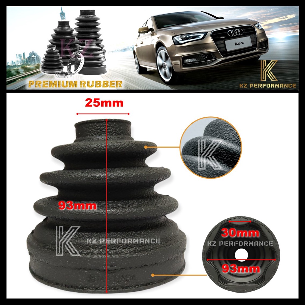 FORD KUGA / MAZDA CX5 DIESEL KE2A KEA2 / 25MM - 93MM / DRIVE SHAFT BOOT IN / 39741-1JA0A