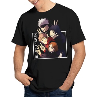 เสื้อยืด พิมพ์ลายโลโก้ Jujutsu Kaisen Gang V Pose