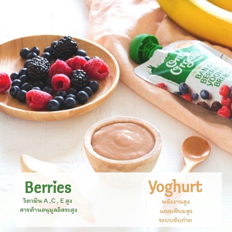 🔥ตัดรอบ 4 โมง🔥Only Organic Baby Food อาหารเด็กพร้อมทาน ออร์แกนิค อาหารพร้อมทานสำหรับเด็ก 6เดือน+ - ภาพย่อย 5