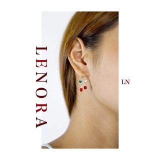 LENORA VANILLA SERIES NO.1 ต่างหูห่วง ต่างหูแฟชั่น ต่างหูเกาหลี