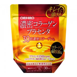 ORIHIRO Dense collagen placenta 120g / 60 วัน / Lactic acid bacteria / อาหารเสริมความงาม / ส่งตรงจากญี่ปุ่น