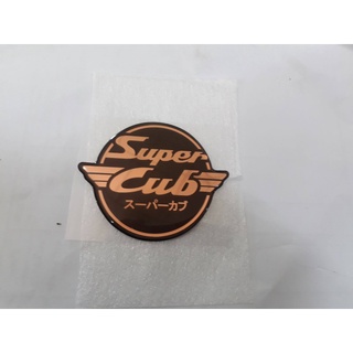 สติ๊กเกอร์แท้ นูนติดบังลมหน้าSUPER CUB 1