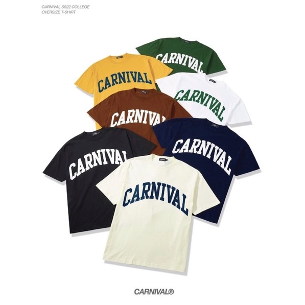 [พร้อมส่ง] เสื้อยืด CARNIVAL® Spring/Summer 2022 (SS22) “The Country Club” Collection - Oversize Drop