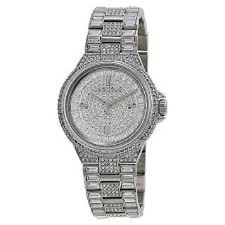 MICHAEL KORS Camille Silver Crystal Pave Stainless Steel Ladies Watch MK5947