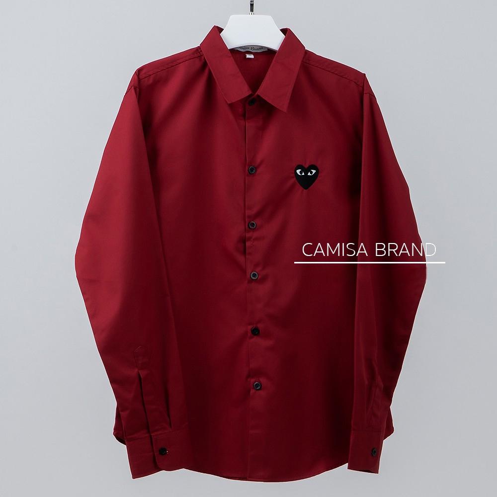 (C49 สีแดงไวน์-ใจดำ) [โค้ด FWPDXP ลด45 ช้อปครบ300] ผ้าCottonคุณภาพดี เสื้อทำงาน เสื้อใส่เที่ยว ราคา ถูกที่สุด ดีลบีเคเค แกลเลอรีภาพที่ 4