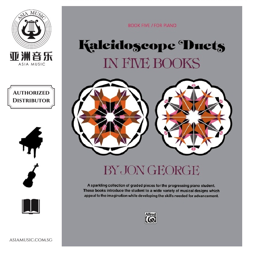 AUTHORZED DISTRIBUTOR - ALFRED MUSIC - ALFRED KALEIDOSCOPE DUETS PIANO LEVEL 5