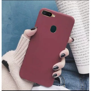 Oppo A5S F7 F9 A12 A7 Candy Color Slim Thin Matte Skin Soft TPU Android Silicon Case Cover