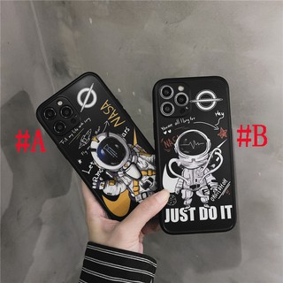 เคสซิลิโคน เคสไอโฟน iPhone 13 Pro Max iPhone 12 Pro Max iPhone 11 Pro Max iPhone X XR XS Max 7 8 Plus SE 2020 Fashion Cartoon NASA Space Man Silicone Case