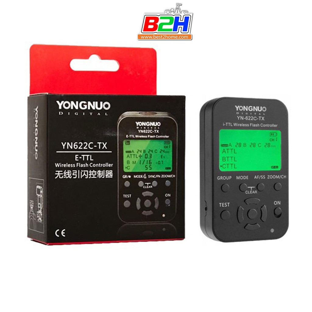Yongnuo YN-622N-TX E-TTL II Wireless Flash Controller for Nikon , Canon ประกันศูนย์ในไทย 1 ปี
