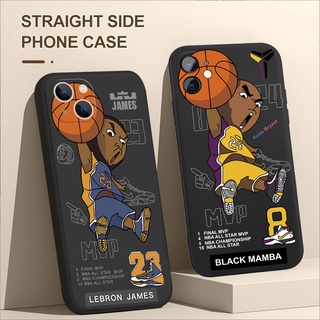 เคสโทรศัพท์มือถือนิ่ม ลาย NBA Star พร้อมฝาครอบเลนส์กล้อง สําหรับ Infinix HOT 30i 30 20 20S 12i 11 11S 9 Note 12 Play Smart 4 7 Tecno Spark 10 Pro 6 GO POP 5 8C LTE Kobe Lebron James | Fk 85