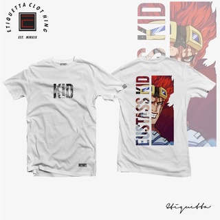 เสื้อยืดสําหรับผู้ชาย♛F.Anime - One Piece - เสื้อยืด Eustass Kid สําหรับผู้ชาย/เสื้อยืดสําหรับผ 8zO