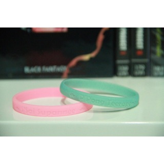 Wristband แบบธรรมดาไม่ลงสีเส้นเล็กขนาด 0.5