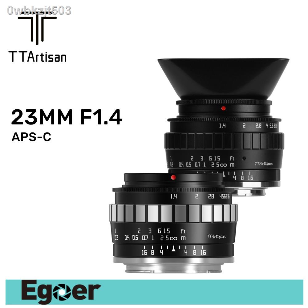 ❇☌TTArtisan 23mm F1.4 Manual Focus APS-C Fixed Lens for Canon M/ Sony E/ Fuji X/ M43/ Nikon Z Mount Mirrorless Cameras