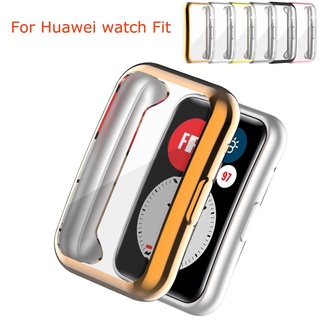 เคสนาฬิกาข้อมือ Tpu ป้องกันรอยขีดข่วน แบบเปลี่ยน สําหรับ Huawei Watch Fit