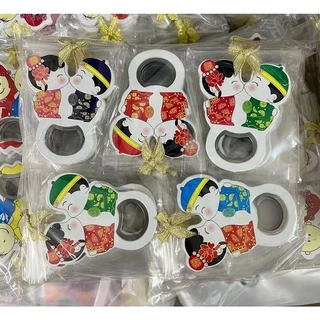 5.5บาท*50ขิน=275ที่เปิดขวด ลายต่างๆ แพ็คละ50ชิ้น
