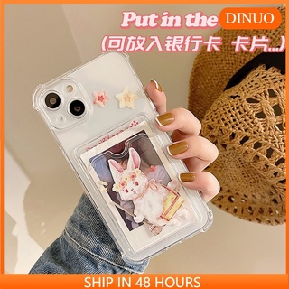 แท้ เคสโทรศัพท์มือถือนิ่ม กันตก ป้องกัน พร้อมช่องใส่บัตร สําหรับ for Iphone 14 13 12 11ProMax XR xmax XS 13promax 7p 8p