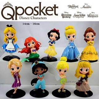 [พร้อมส่งทุกลาย!] Q Posket Disney Princess Model