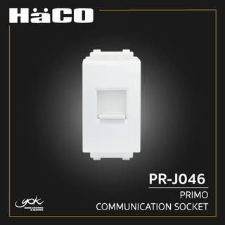 HACO Primo เต้ารับคอมพิวเตอร์ Cat 6 รหัส PR-J046