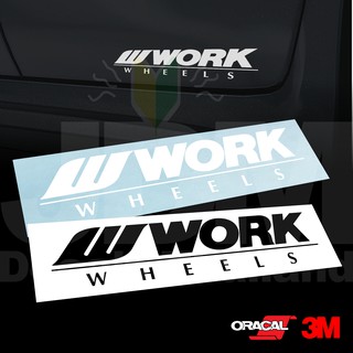 สติ๊กเกอร์ แต่งรถ ล้อ WWORK WHEEL