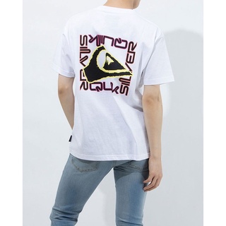 Quiksilver เสื้อยืด ผ้าฝ้าย ป๊อปท็อป สองสี เทรนด์เรียบง่าย สําหรับผู้ชายS-5XL