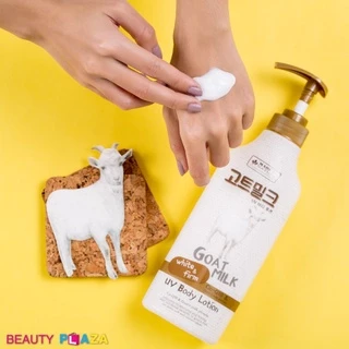 [ แพ็ค 5 ขวด สุดคุ้ม] BEAUTY BUFFET Made in Nature GOAT MILK BODY LOTION ยูวี บอดี้ โลชั่น (450 ML)