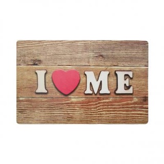 Homehapp  แผ่นรองจาน PP ลาย I Love ME Home KASSA HOME รุ่น PPCO25540 ขนาด 43.5 x 28.5 ซม. คละสี