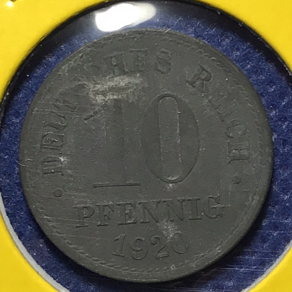 No.15524 ปี1920 เยอรมัน 10P  เหรียญต่างประเทศ เหรียญหายาก เหรียญสะสม ราคาถูก